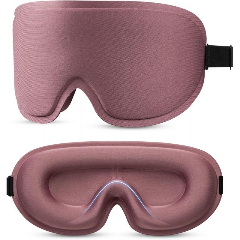3D Blackout Sleep Eye Mask (Pink)